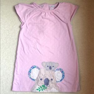 Baby Boden 2-3Y Cap Sleeve Koala Dress